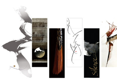 Calligraphic collage by David McGrail